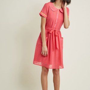 Pink Polka Dot Dress